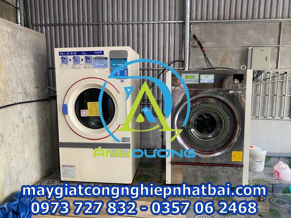 Lắp đặt Máy giặt công nghiệp tại Cẩm Phả